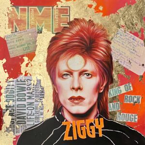 David Bowie Mixed media original painting