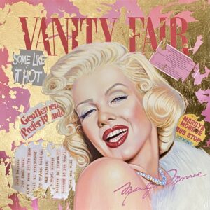 Marilyn Monroe Mixed media original painting