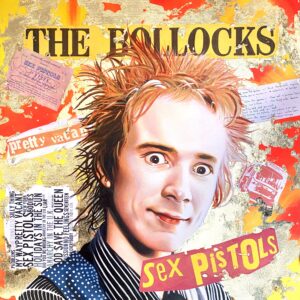 Johnny Rotten Mixed media original painting