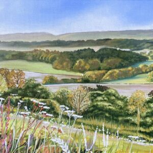 Newlands Gold mounted print