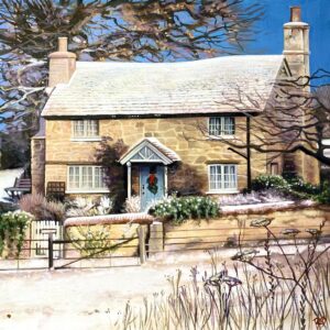 Rosehill Cottage Print from The Holiday movie